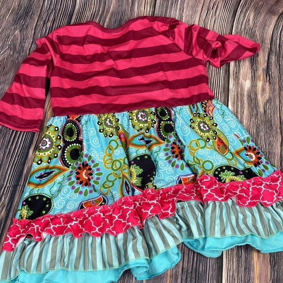 Girl’s Ruffled Dress- Size 8 - Picture 5 of 9